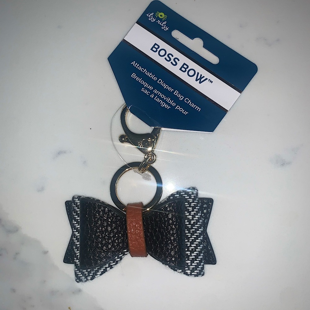 Itzy Ritzy Boss Bow Keychain